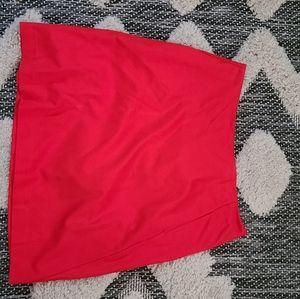 Red Pencil Skirt